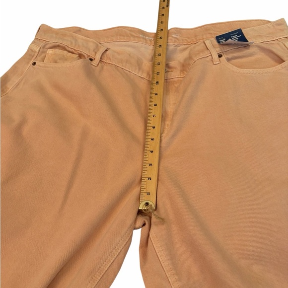 Old Navy Peach Mid Rise Baggy Wide Leg-Size 20-NWT-3Front Pockets-2Back Pockets - Picture 10 of 10